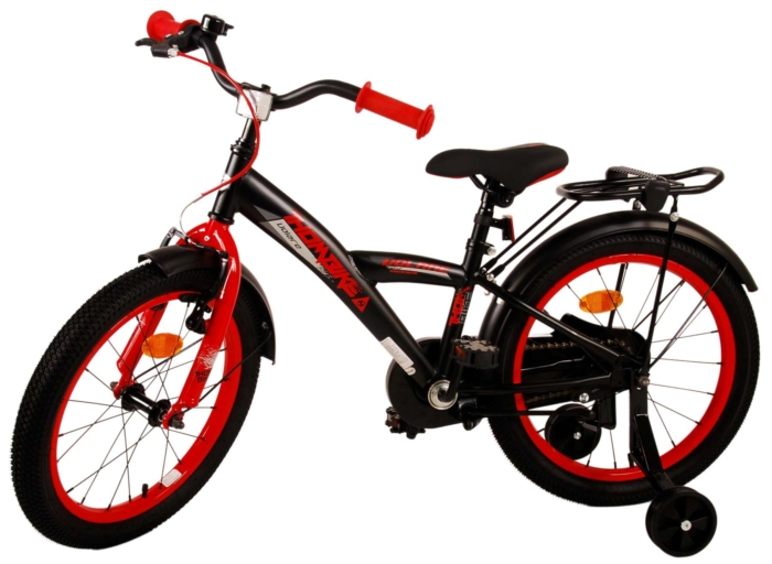 Volare Thombike Kinderfiets - Jongens - 18 inch - Zwart Rood - Afbeelding 14