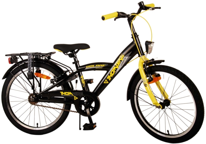 Volare Thombike Kinderfiets - Jongens - 20 inch - Zwart Geel - Twee Handremmen - Afbeelding 3