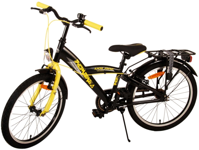 Volare Thombike Kinderfiets - Jongens - 20 inch - Zwart Geel - Twee Handremmen - Afbeelding 14