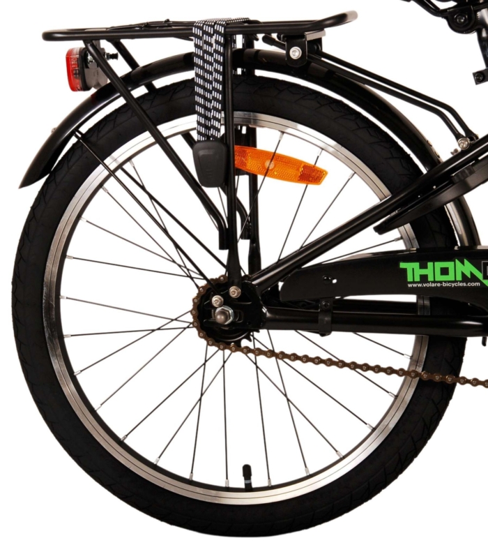 Volare Thombike Kinderfiets - Jongens - 20 inch - Zwart Groen - Afbeelding 4