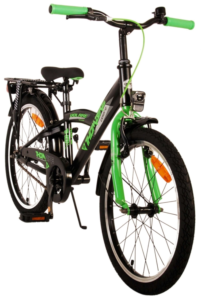 Volare Thombike Kinderfiets - Jongens - 20 inch - Zwart Groen - Afbeelding 10