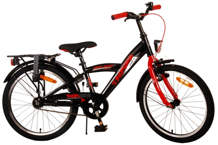 Volare Thombike Kinderfiets - Jongens - 20 inch - Zwart Rood - Afbeelding 3