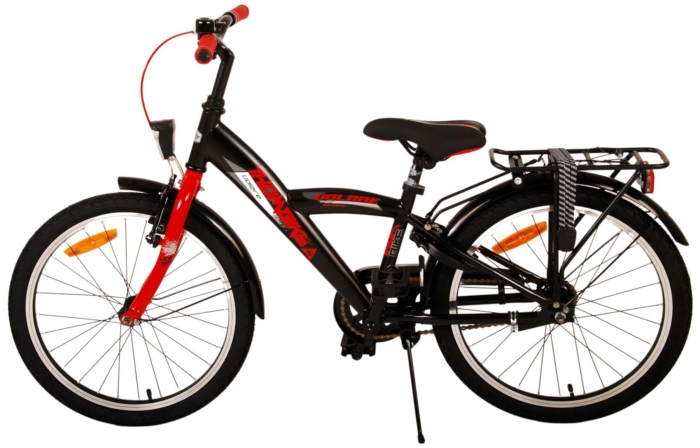 Volare Thombike Kinderfiets - Jongens - 20 inch - Zwart Rood - Afbeelding 13