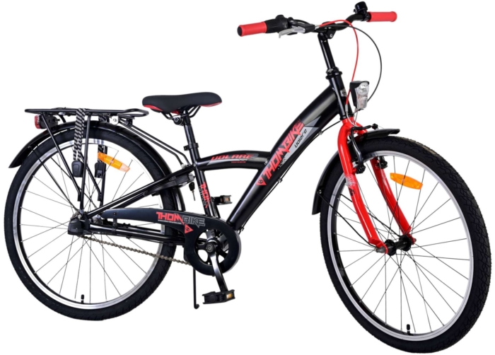 Volare Thombike Kinderfiets - Jongens - 24 inch - Rood - 3 versnellingen - Afbeelding 2