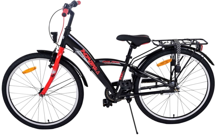 Volare Thombike Kinderfiets - Jongens - 24 inch - Rood - 3 versnellingen - Afbeelding 9