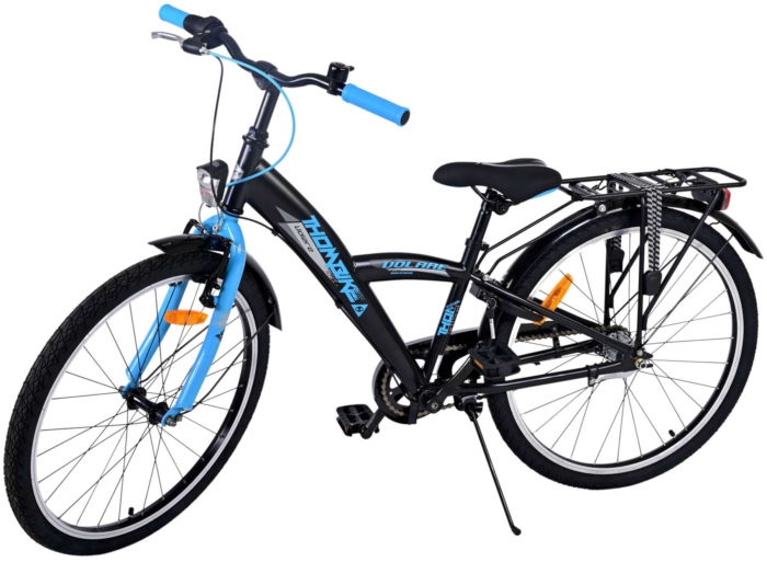 Volare Thombike Kinderfiets - Jongens - 24 inch - Zwart Blauw - 3 versnellingen - Afbeelding 9