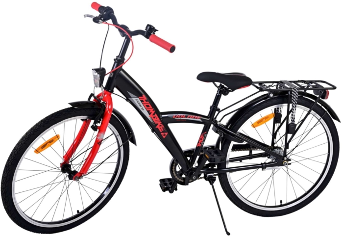 Volare Thombike Kinderfiets - Jongens - 24 inch - Rood - 3 versnellingen - Afbeelding 10