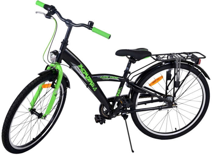 Volare Thombike Kinderfiets - Jongens - 24 inch - Groen Zwart - 3 versnellingen - Afbeelding 10