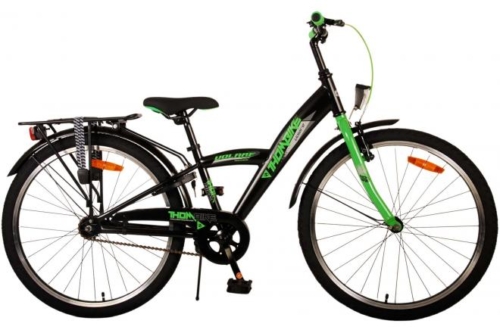 Volare Thombike Kinderfiets - Jongens - 24 inch - Zwart Groen