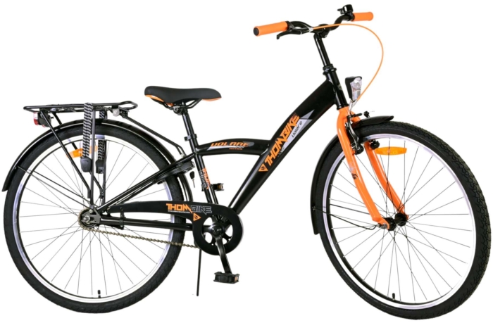 Volare Thombike Kinderfiets - Jongens - 26 inch - Zwart Oranje - Afbeelding 3