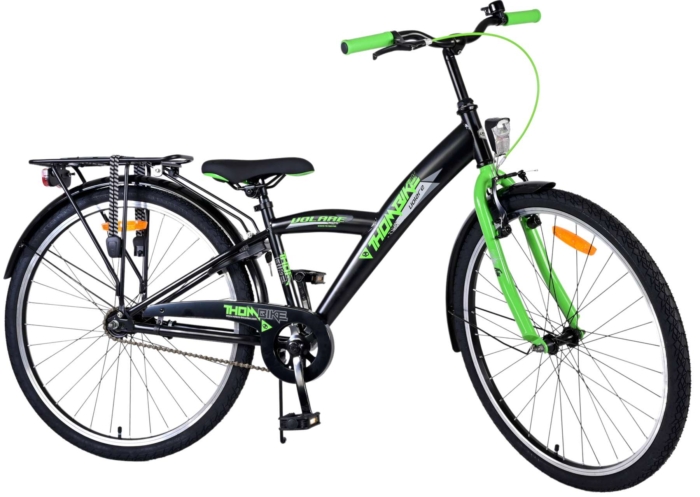 Volare Thombike Kinderfiets - Jongens - 26 inch - Zwart Groen - Afbeelding 3