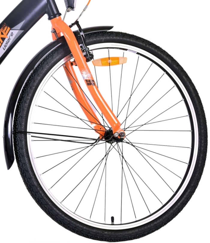 Volare Thombike Kinderfiets - Jongens - 26 inch - Zwart Oranje - Afbeelding 5