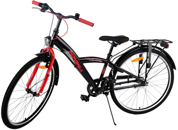 Volare Thombike Kinderfiets - Jongens - 26 inch - Zwart Rood - 3 versnellingen - Afbeelding 10