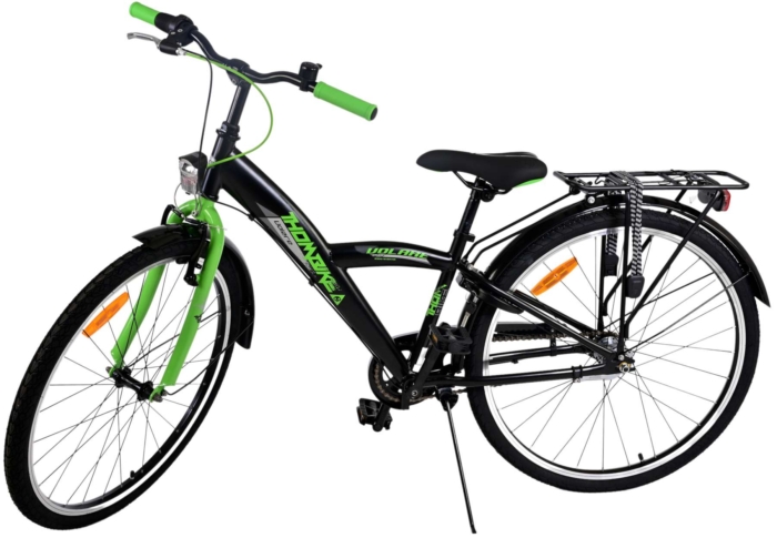 Volare Thombike Kinderfiets - Jongens - 26 inch - Zwart Groen - 3 versnellingen - Afbeelding 10