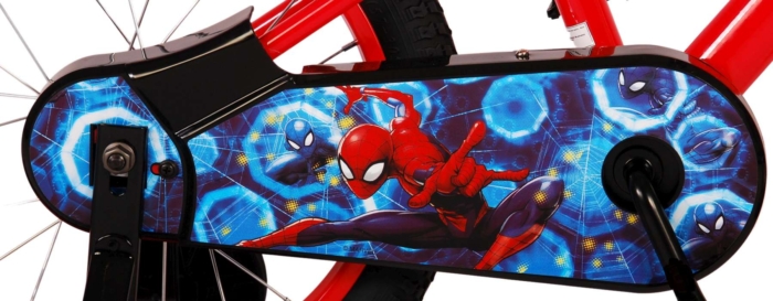 Ultimate Spider-Man Kinderfiets - Jongens - 16 inch - Blauw/Rood - Twee handremmen - Afbeelding 5