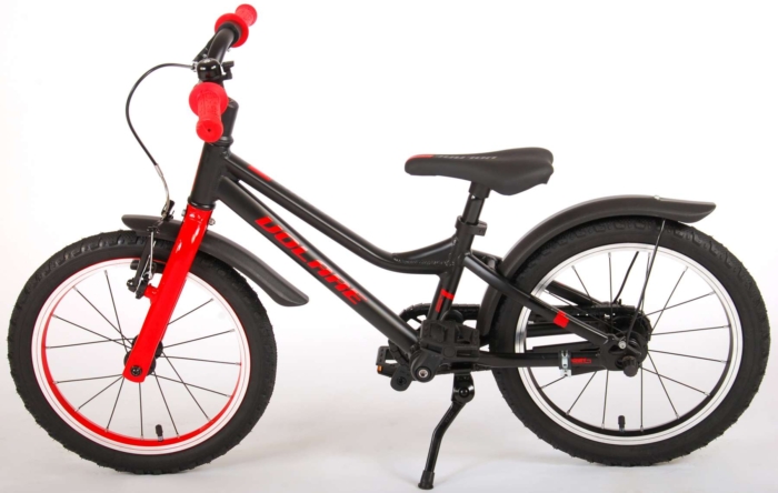 Volare Blaster Kinderfiets - Jongens - 16 inch  - Zwart/Rood - Prime Collection - Afbeelding 15