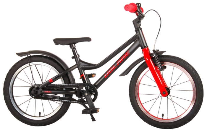 Volare Blaster Kinderfiets - Jongens - 16 inch  - Zwart/Rood - Prime Collection - Afbeelding 2