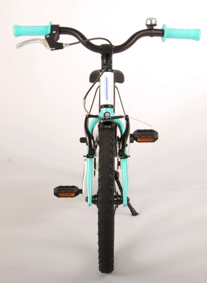 Volare Glamour Kinderfiets - Meisjes - 16 inch - Wit/Mint Groen - Prime Collection - Afbeelding 11