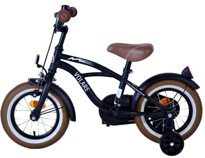 Volare Black Cruiser Kinderfiets - Jongens - 12 inch - Zwart - Afbeelding 7