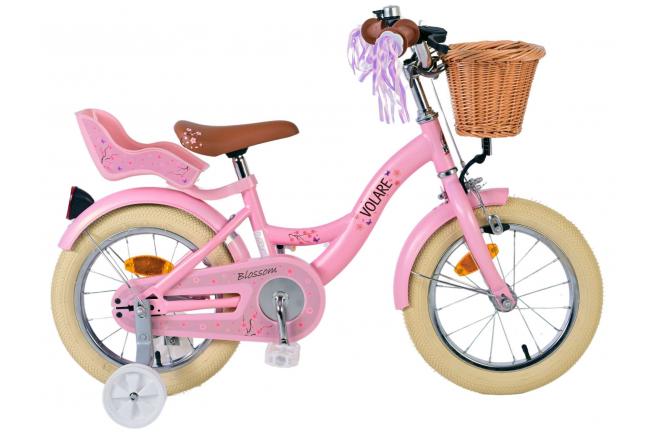 Volare Blossom Kinderfiets - Meisjes - 14 inch - Roze