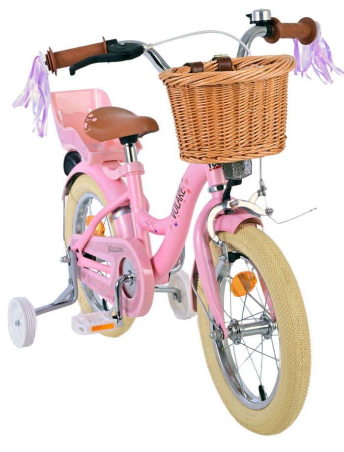 Volare Blossom Kinderfiets - Meisjes - 14 inch - Roze - Afbeelding 5