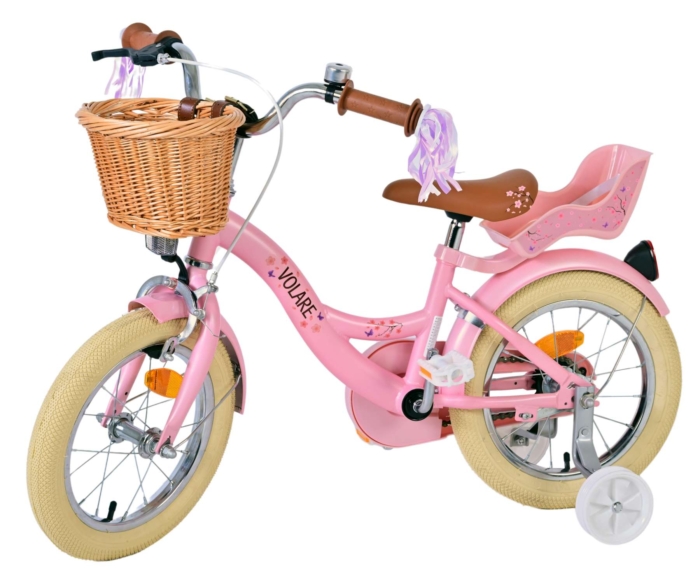 Volare Blossom Kinderfiets - Meisjes - 14 inch - Roze - Afbeelding 8