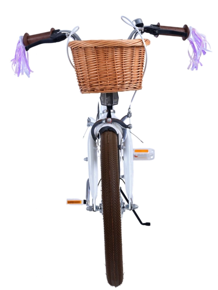 Volare Blossom Kinderfiets - Meisjes - 18 inch - Wit - Twee handremmen - Afbeelding 5