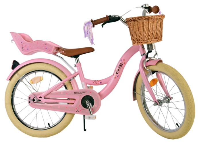 Volare Blossom Kinderfiets - Meisjes - 18 inch - Roze - Afbeelding 10