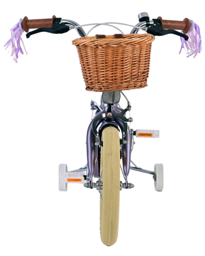 Volare Blossom Kinderfiets - Meisjes - 14 inch - Paars - Twee Handremmen - Afbeelding 6