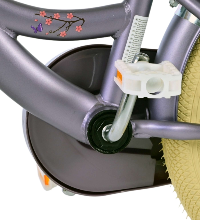 Volare Blossom Kinderfiets - Meisjes - 14 inch - Paars - Afbeelding 9