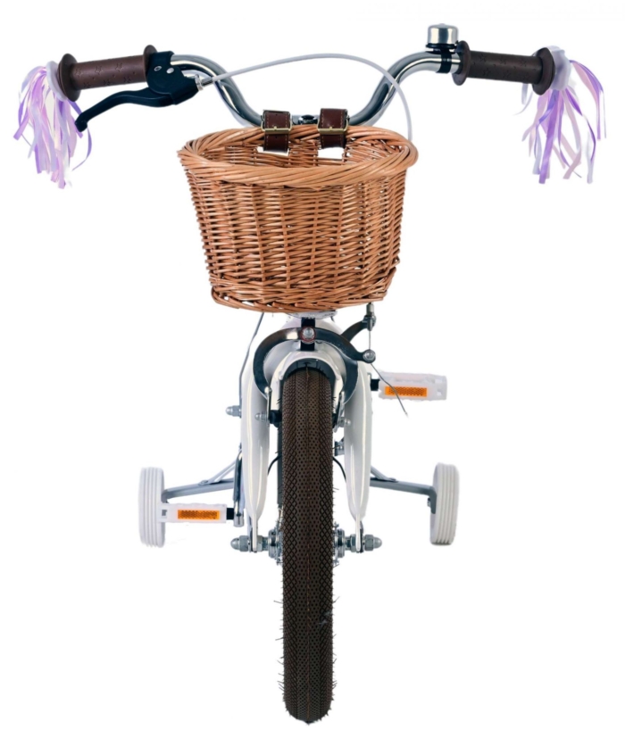 Volare Blossom Kinderfiets - Meisjes - 14 inch - Wit - Afbeelding 6