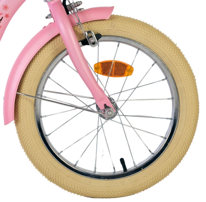 Volare Blossom Kinderfiets - Meisjes - 16 inch - Roze - Twee Handremmen - Afbeelding 3