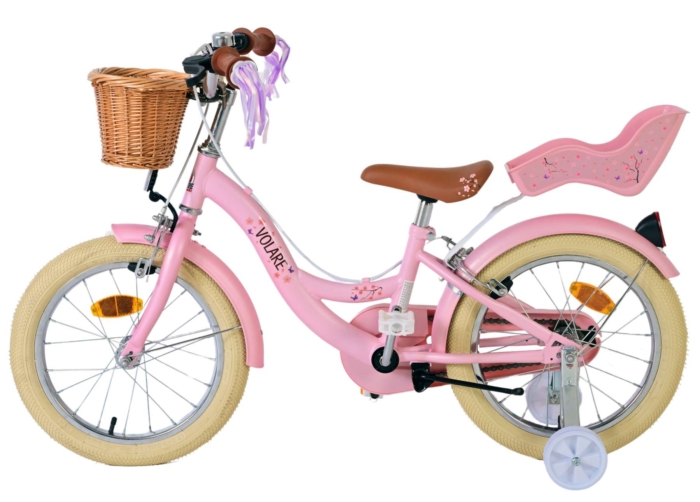 Volare Blossom Kinderfiets - Meisjes - 16 inch - Roze - Twee Handremmen - Afbeelding 7