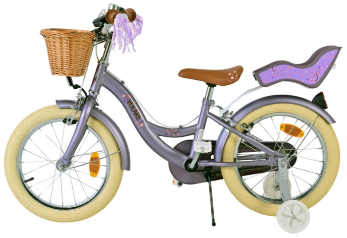 Volare Blossom Kinderfiets - Meisjes - 16 inch - Paars - Twee Handremmen - Afbeelding 7