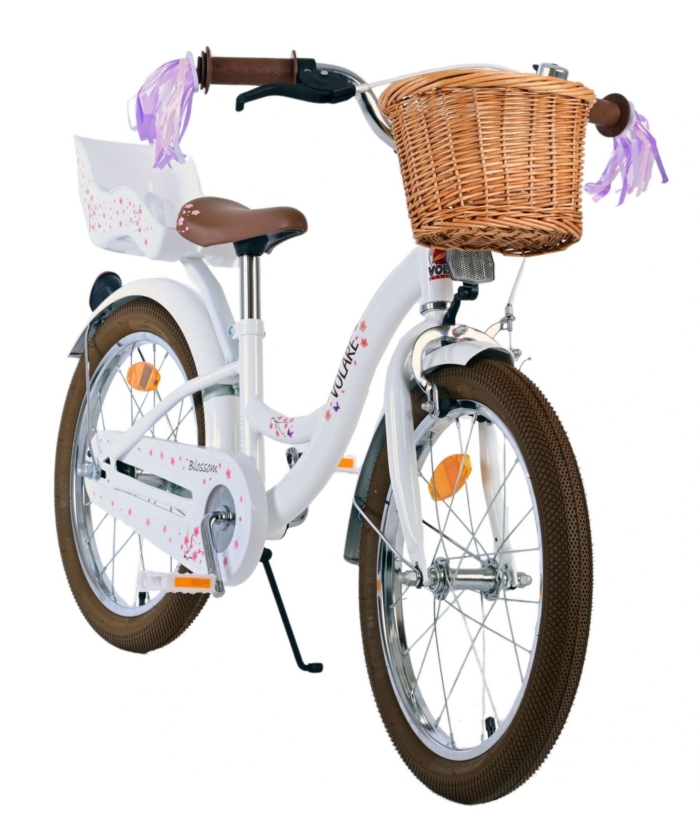 Volare Blossom Kinderfiets - Meisjes - 18 inch - Wit - Afbeelding 5