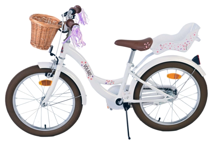 Volare Blossom Kinderfiets - Meisjes - 18 inch - Wit - Afbeelding 7