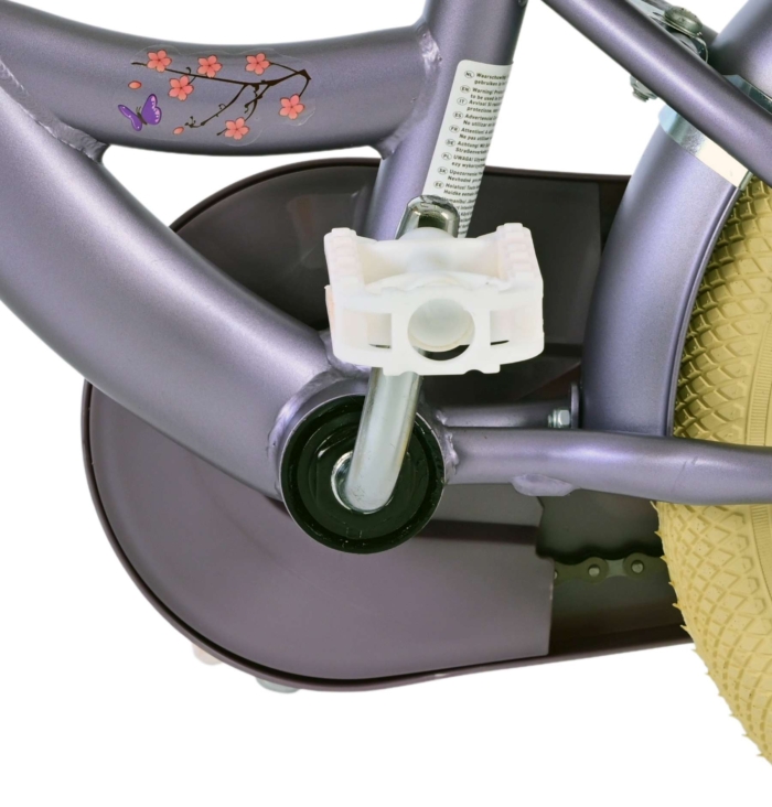 Volare Blossom Kinderfiets - Meisjes - 12 inch - Paars - Afbeelding 9