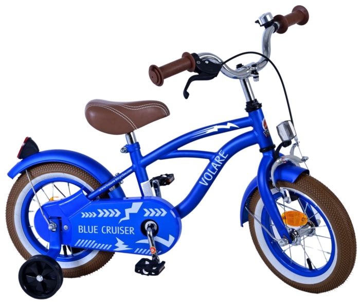 Volare Blue Cruiser Kinderfiets - Jongens - 12 inch - Blauw - 85% afgemonteerd - Afbeelding 10