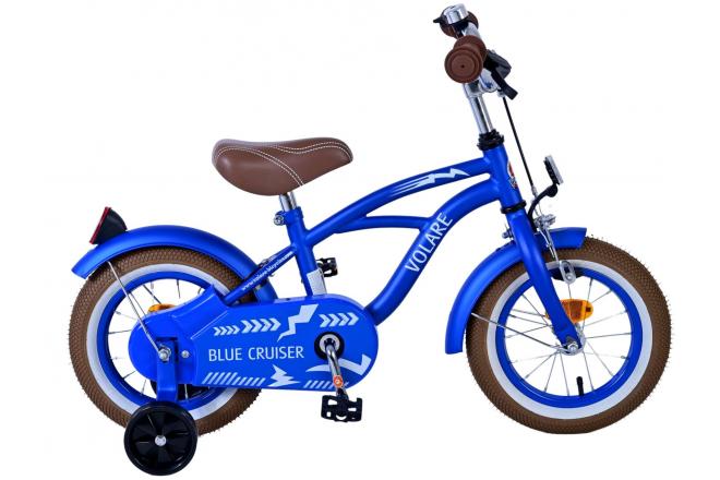 Volare Blue Cruiser Kinderfiets - Jongens - 12 inch - Blauw - 85% afgemonteerd