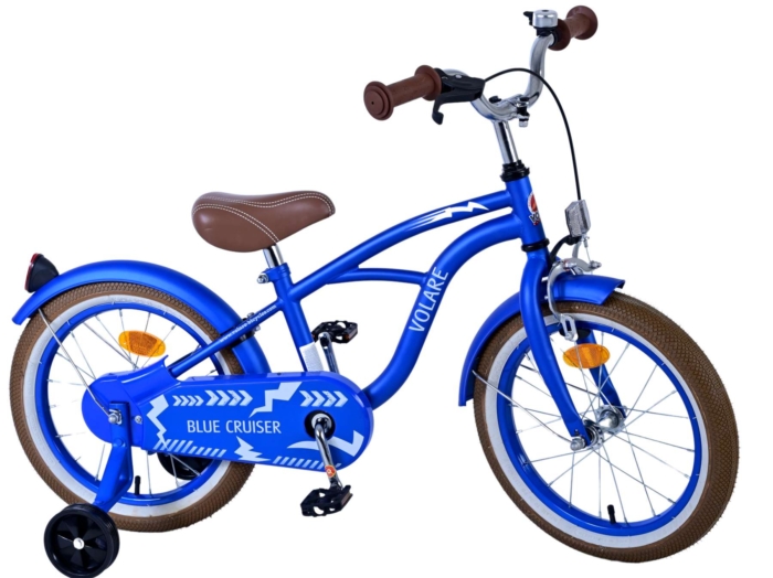 Volare Blue Cruiser Kinderfiets - Jongens - 16 inch - Blauw - Afbeelding 11