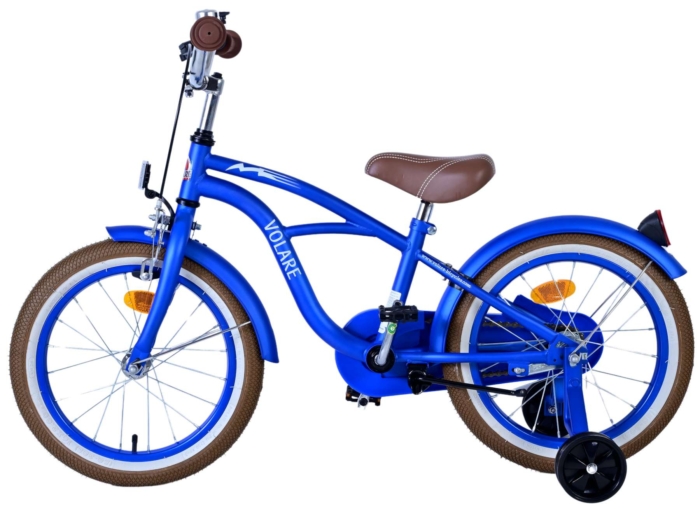 Volare Blue Cruiser Kinderfiets - Jongens - 16 inch - Blauw - Afbeelding 7