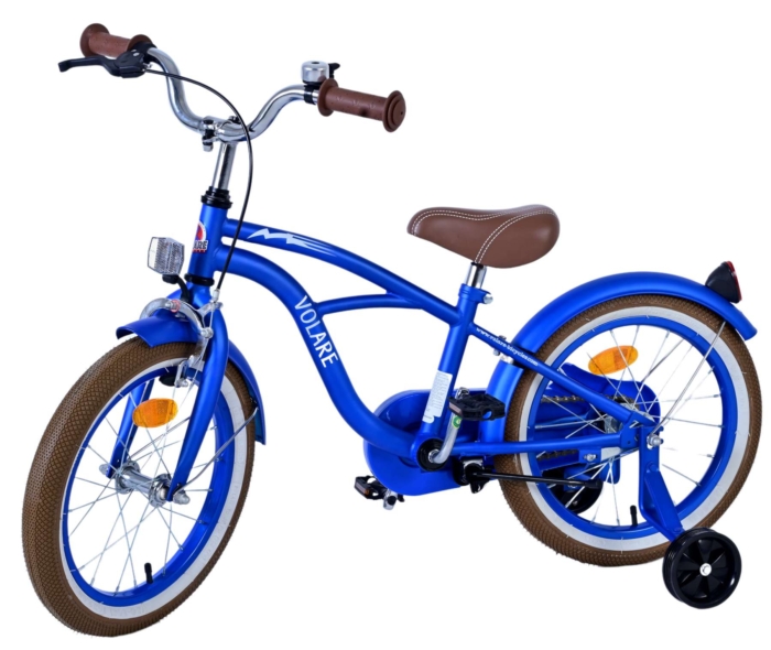 Volare Blue Cruiser Kinderfiets - Jongens - 16 inch - Blauw - Afbeelding 8