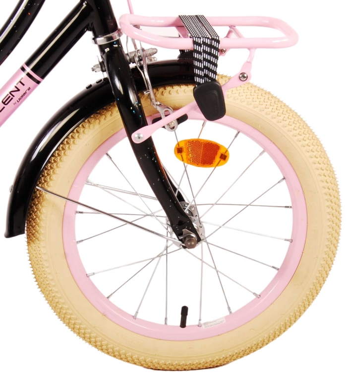 Volare Excellent Kinderfiets - Meisjes - 16 inch - Zwart - 95% afgemonteerd - Afbeelding 6