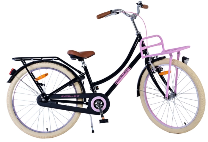 Volare Excellent Kinderfiets - Meisjes - 24 inch - Zwart - Afbeelding 10