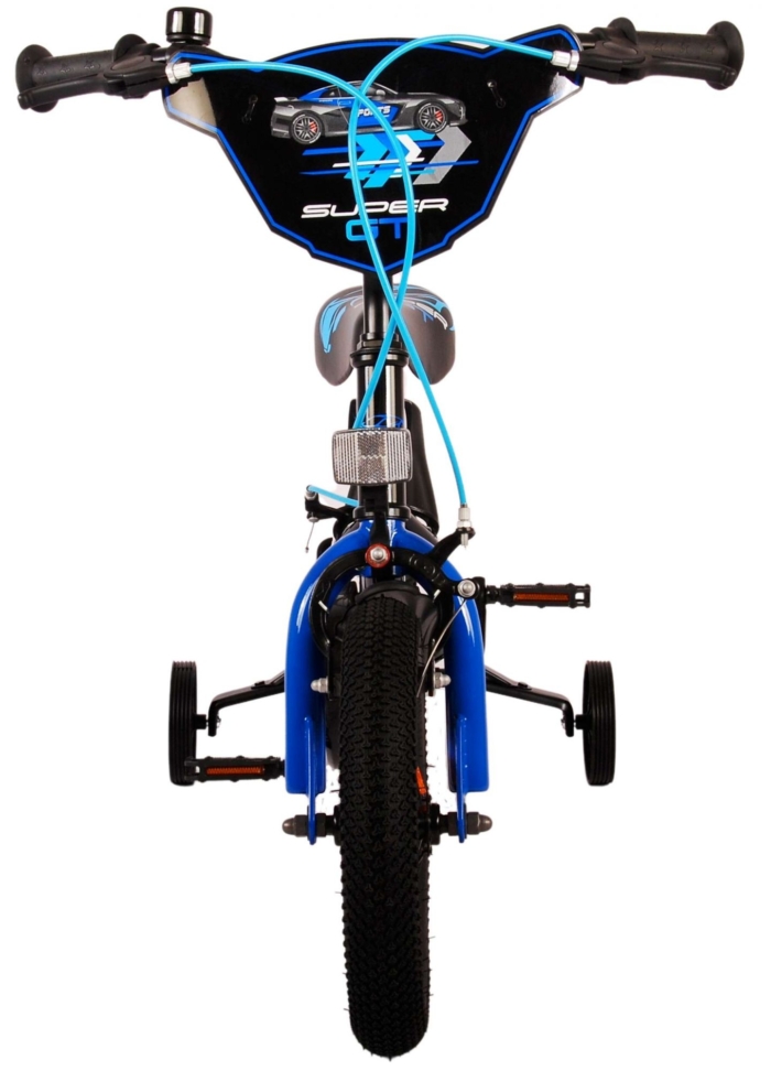 Volare Super GT Kinderfiets - Jongens - 12 inch - Blauw - Twee handremmen - Afbeelding 11