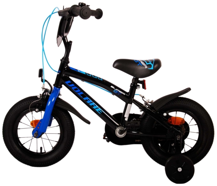 Volare Super GT Kinderfiets - Jongens - 12 inch - Blauw - Twee handremmen - Afbeelding 13