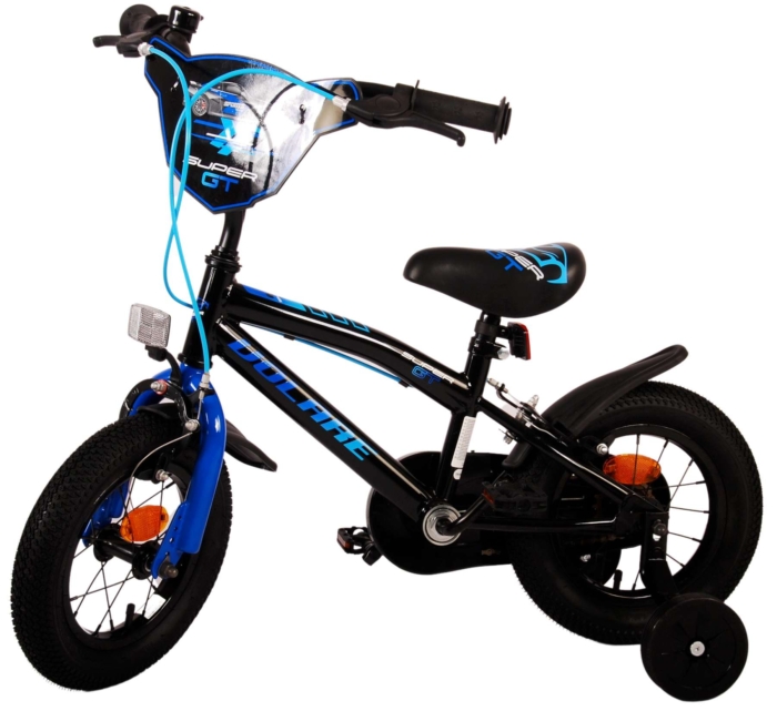 Volare Super GT Kinderfiets - Jongens - 12 inch - Blauw - Twee handremmen - Afbeelding 14