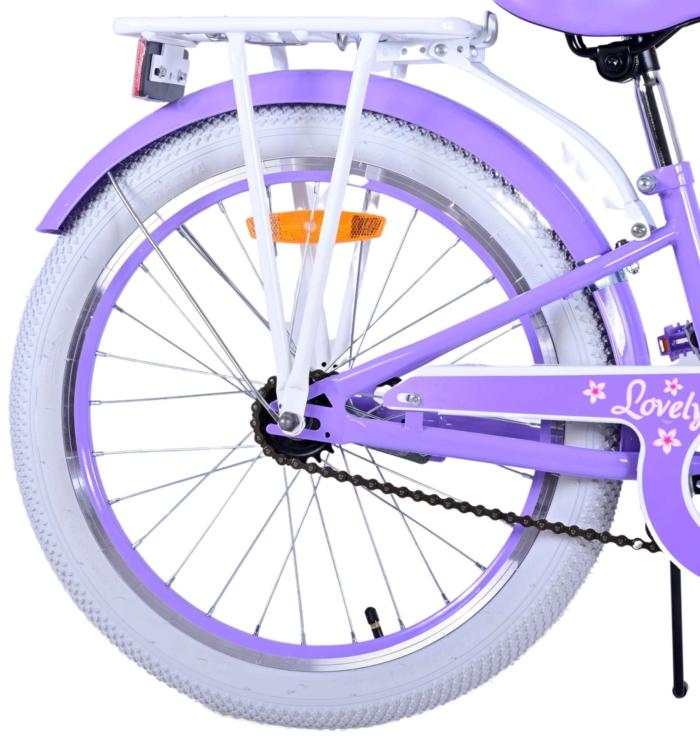 Volare Lovely Kinderfiets - Meisjes - 20 inch - Paars - Afbeelding 4