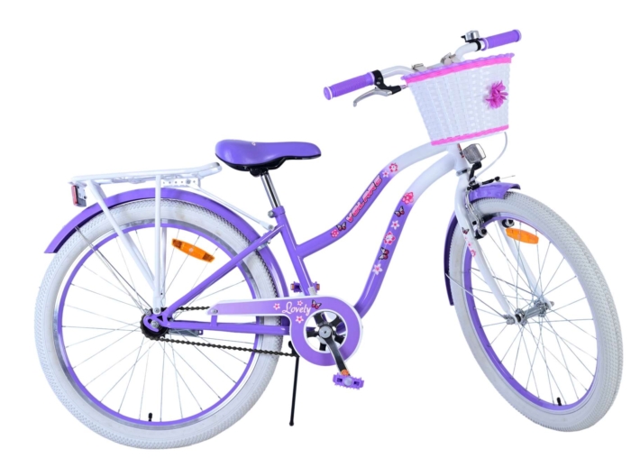 Volare Lovely Kinderfiets - Meisjes - 24 inch - Paars - Afbeelding 10