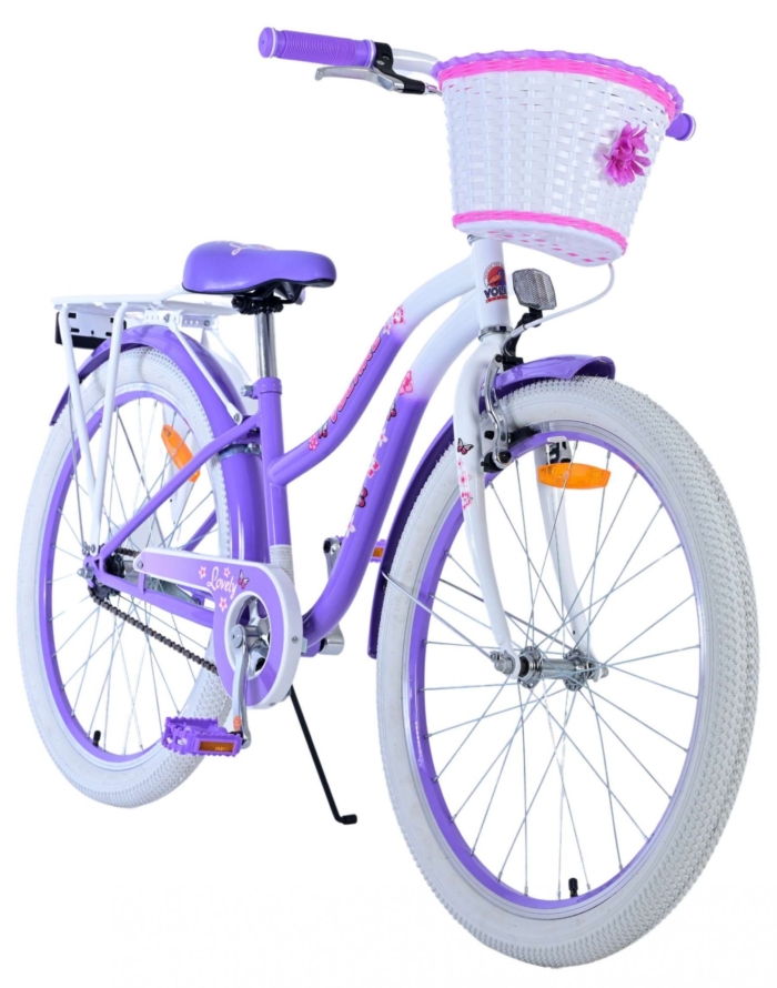 Volare Lovely Kinderfiets - Meisjes - 24 inch - Paars - Afbeelding 5